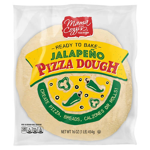 Mama Cozzi's Pizza Kitchen Ready To Bake Jalapeno Pizza Dough, 16 oz